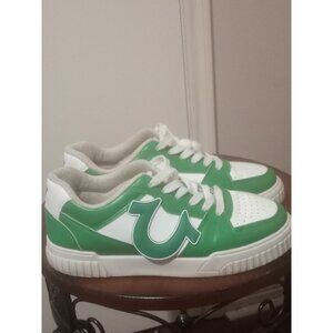 True Religion ‘Stasha’ Women’s Green & White Fashion Sneakers – Size US 9